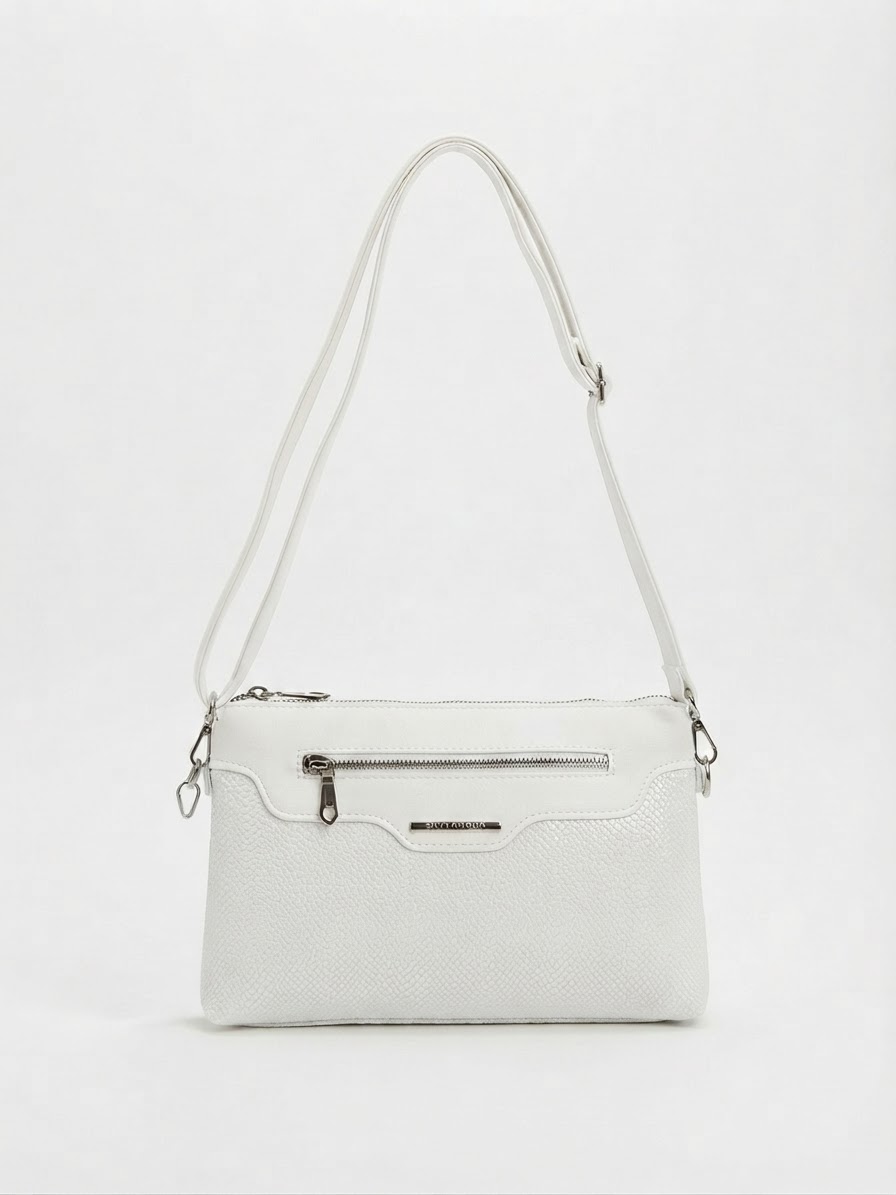 Sanmorris Beyaz Kadın Portföy & Clutch