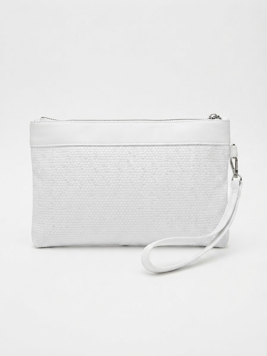Sanmorris Beyaz Kadın Portföy & Clutch